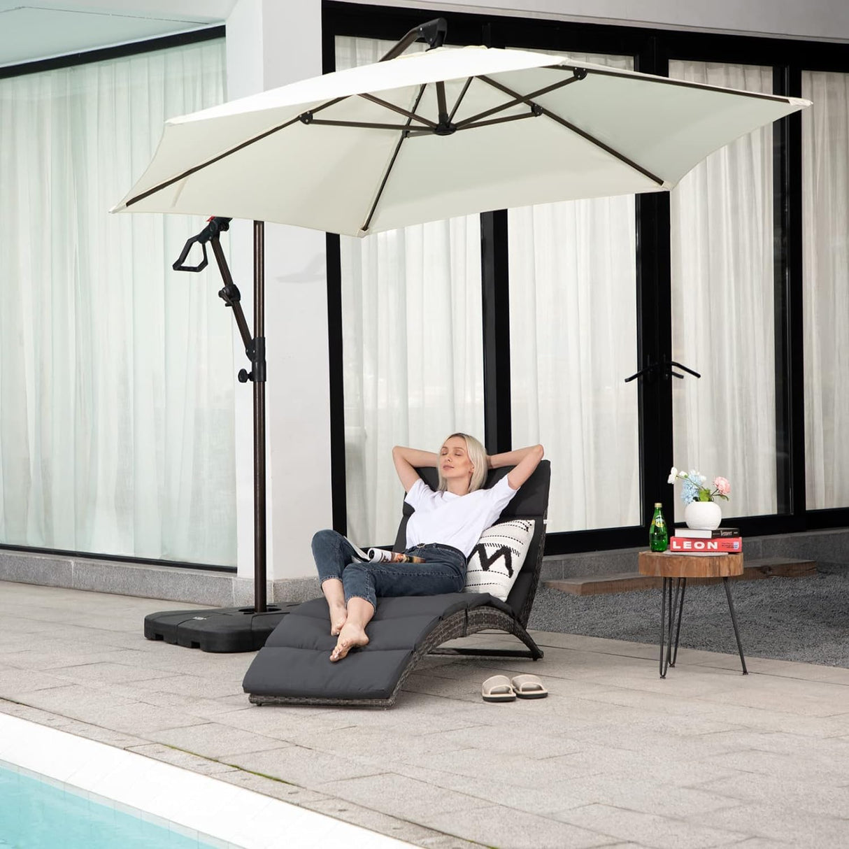 Patio Chaise Outdoor Lounge Chair