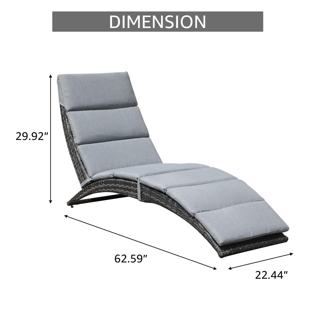 Patio Chaise Lounge Chair Set