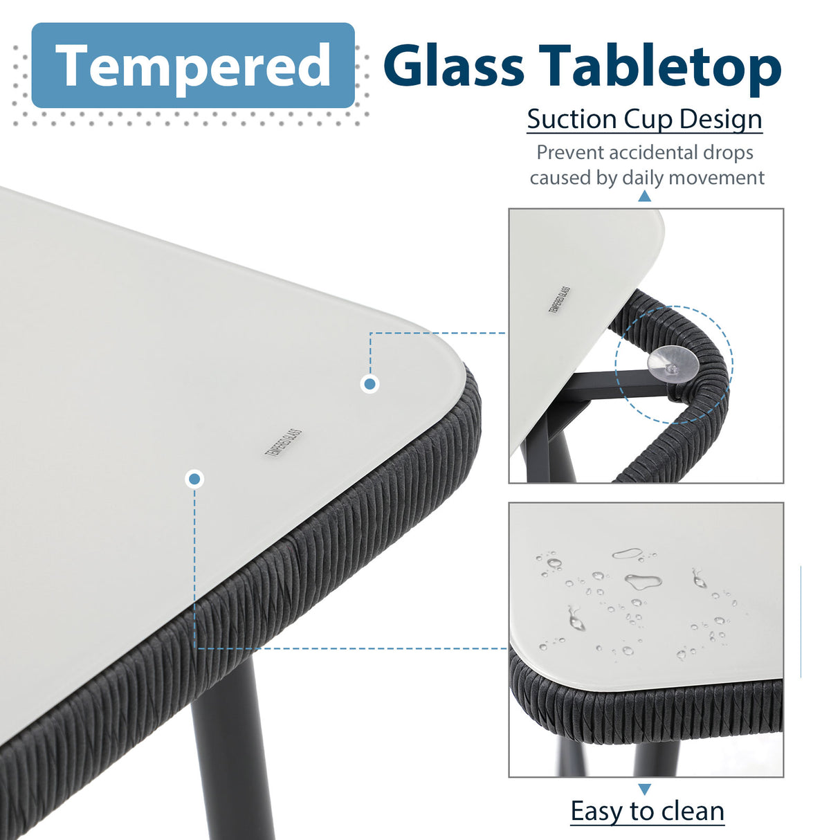 JOIVI 5-Piece Patio Bar Set