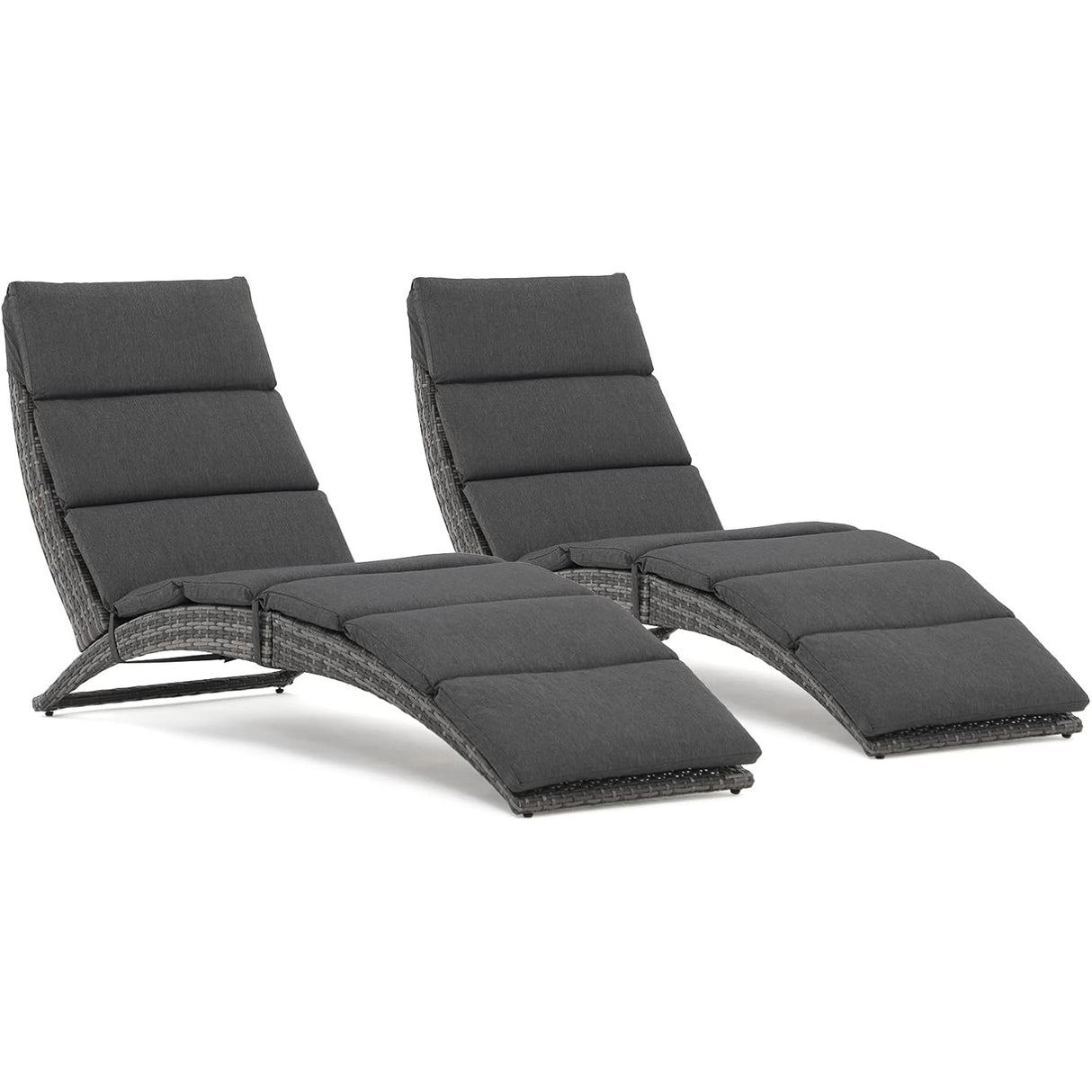 Patio Chaise Lounge Chair Set