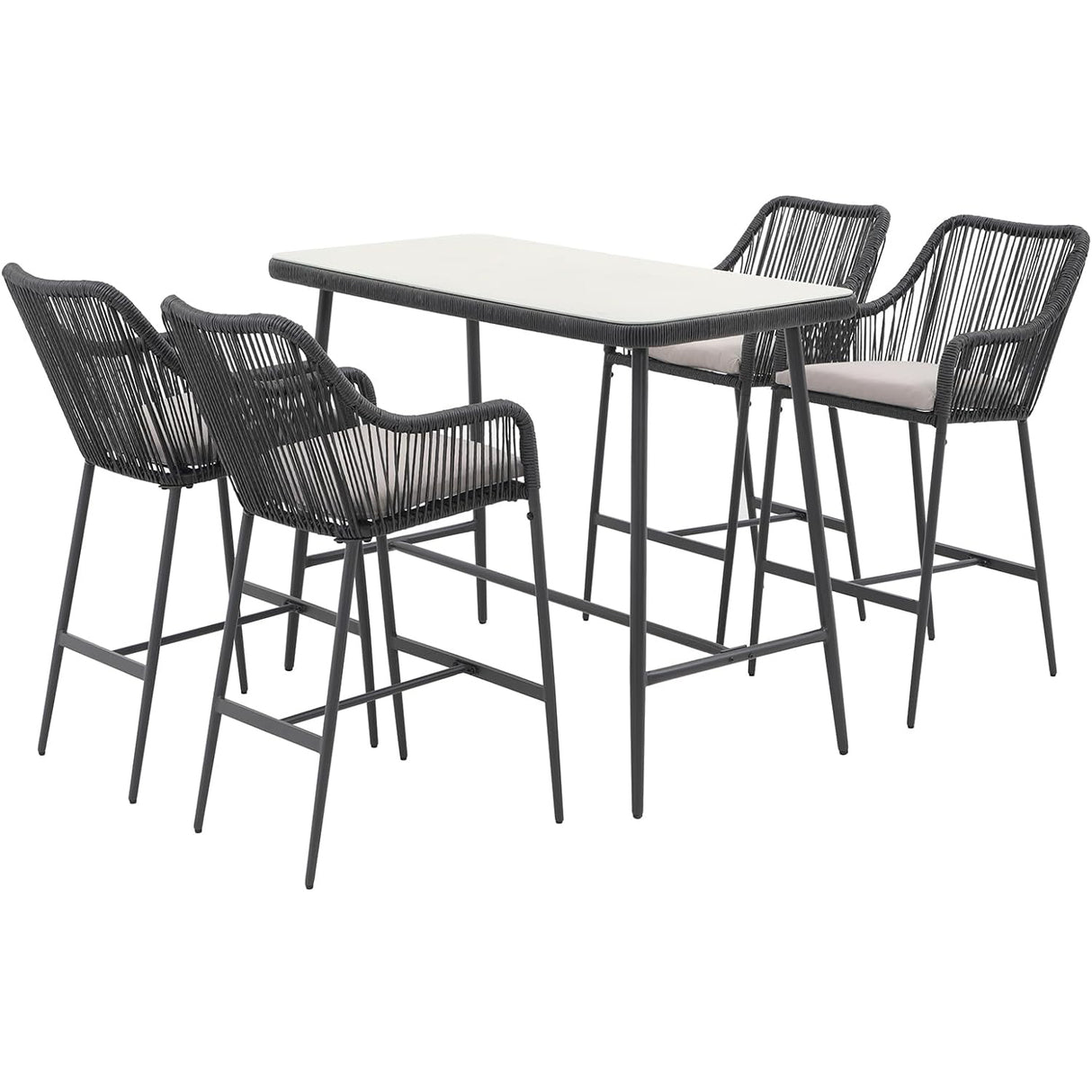 JOIVI 5-Piece Patio Bar Set