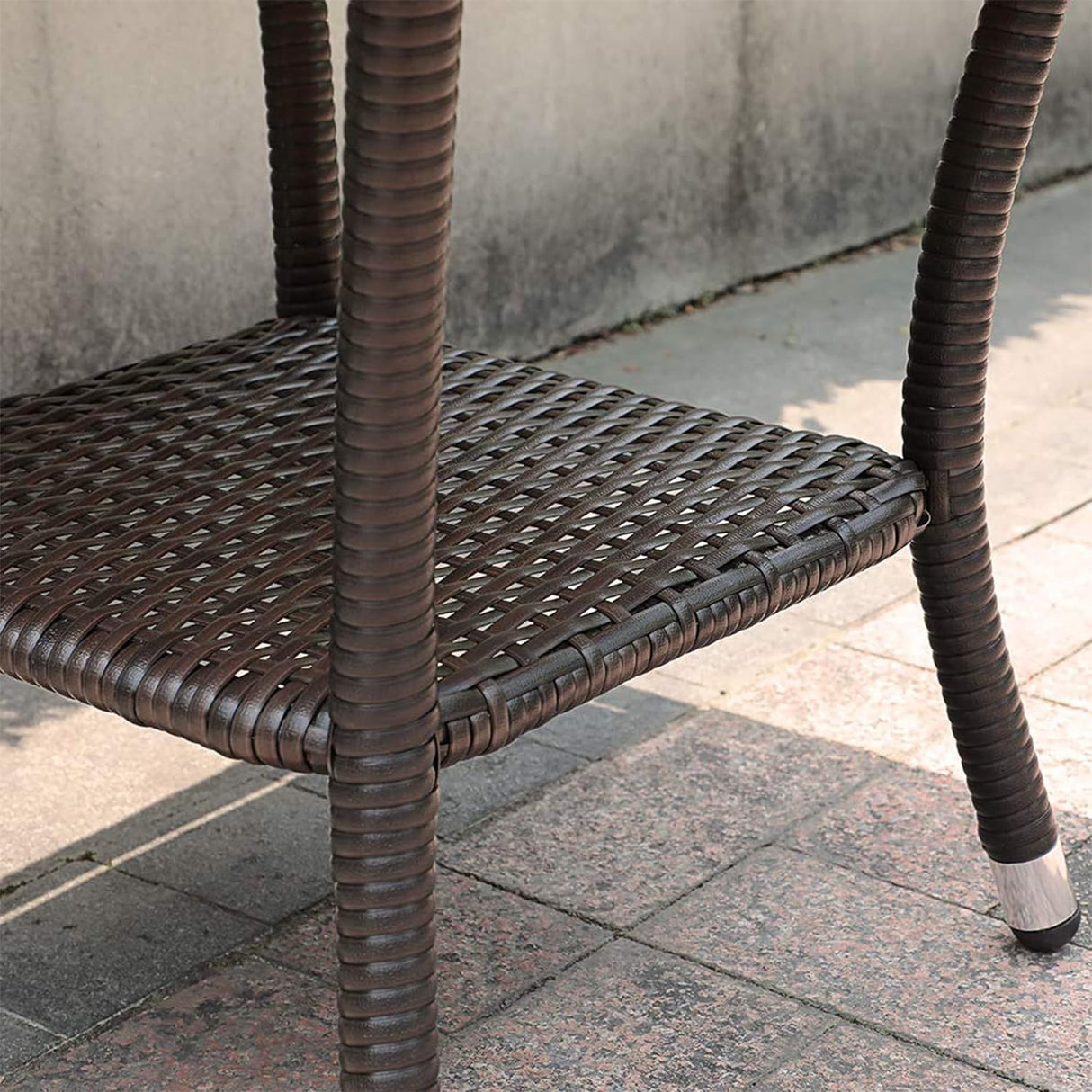Super Patio 20" Outdoor Wicker Side Table