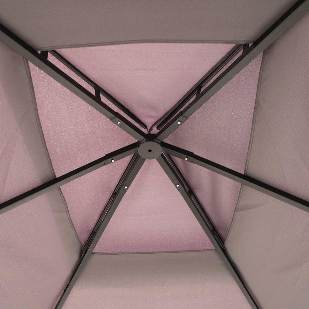 JOIVI 2 PCS Outdoor Patio Ottoman with Thick Cushions,Brown - JOIVI