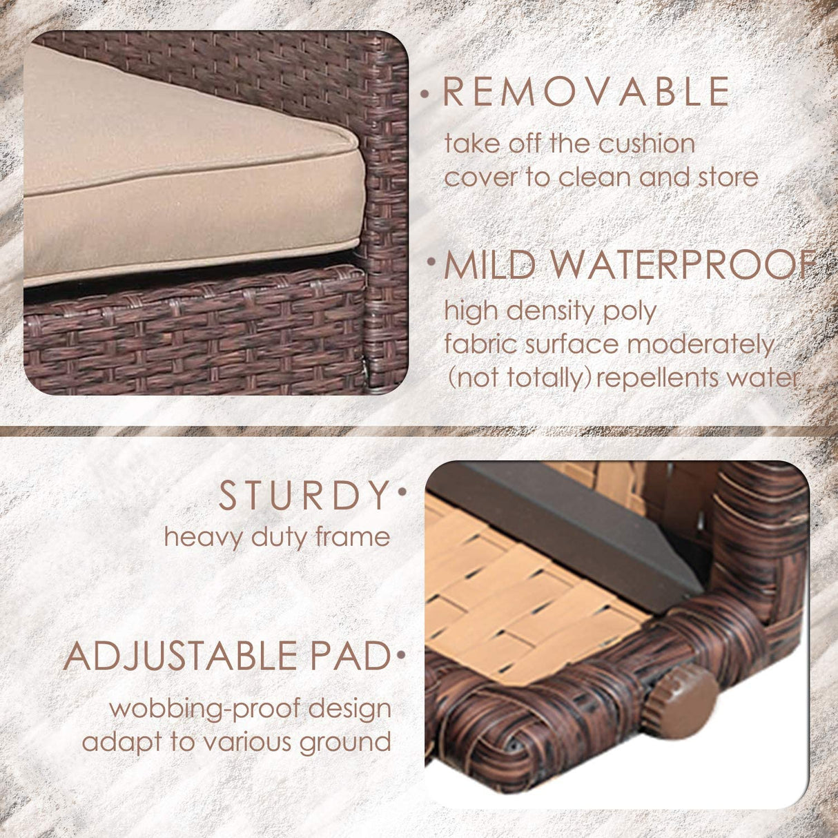 Outdoor Wicker Loveseat