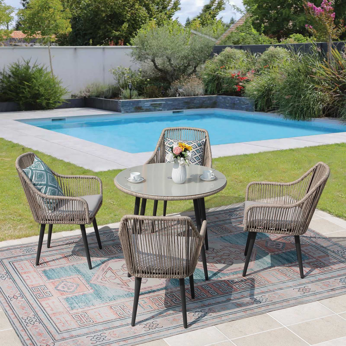 JOIVI 5 Piece Outdoor Dining Set