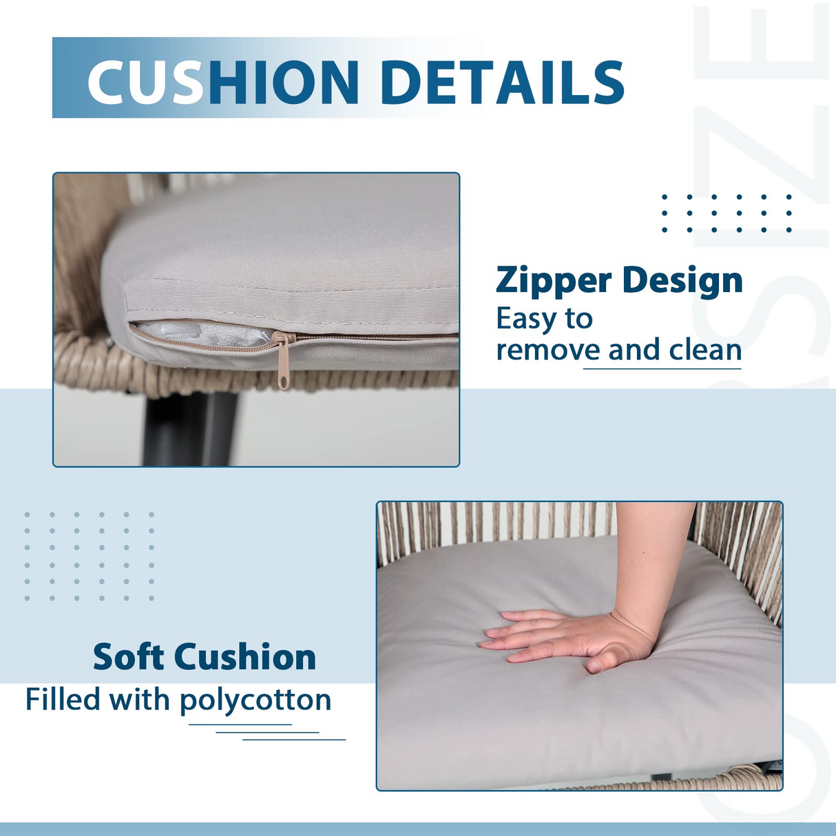 JOIVI 5 Piece Outdoor Dining Set