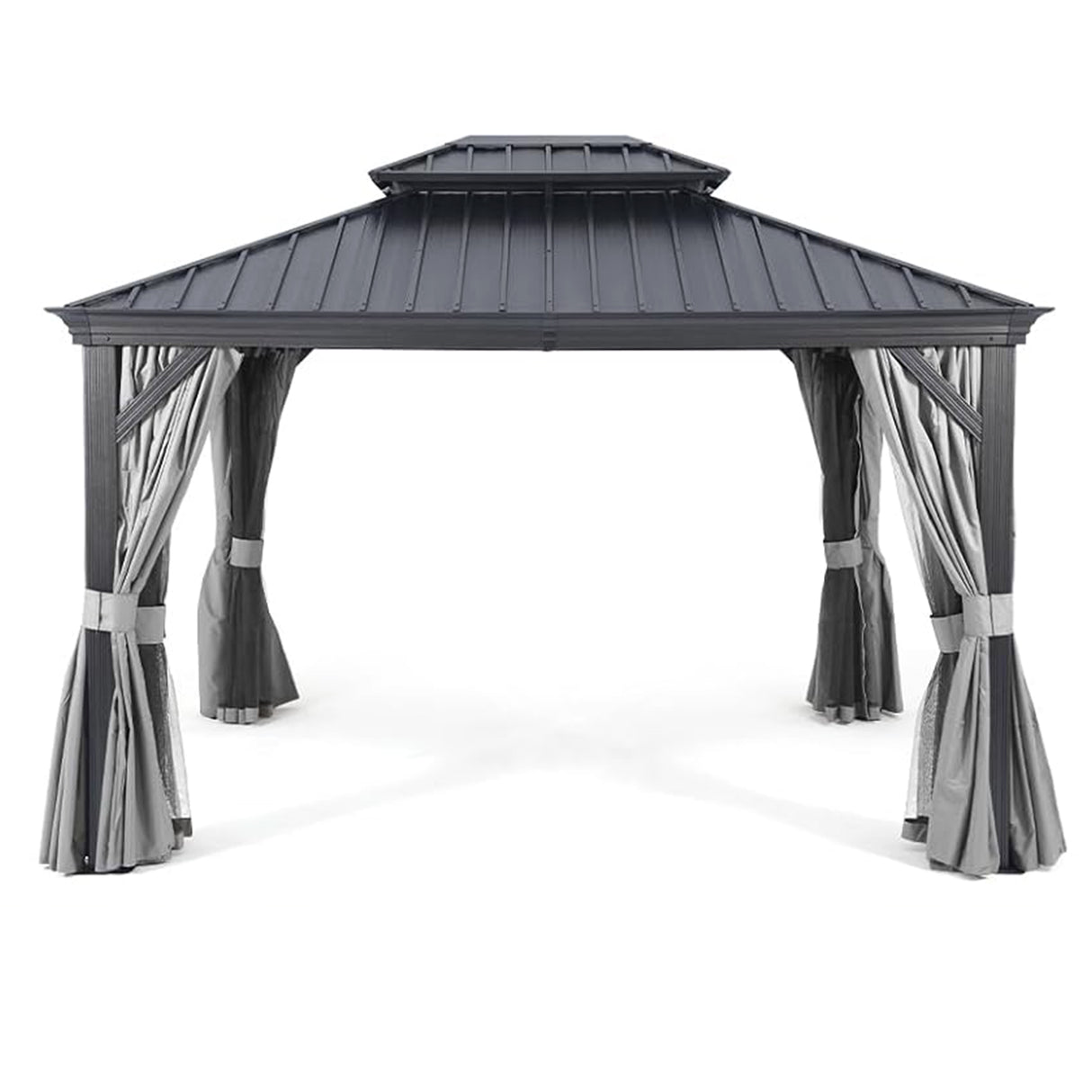 10' X 12' Permanent Hardtop Gazebo Aluminum Gazebo