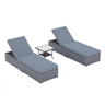 3 Piece Patio Pool Lounge Chairs