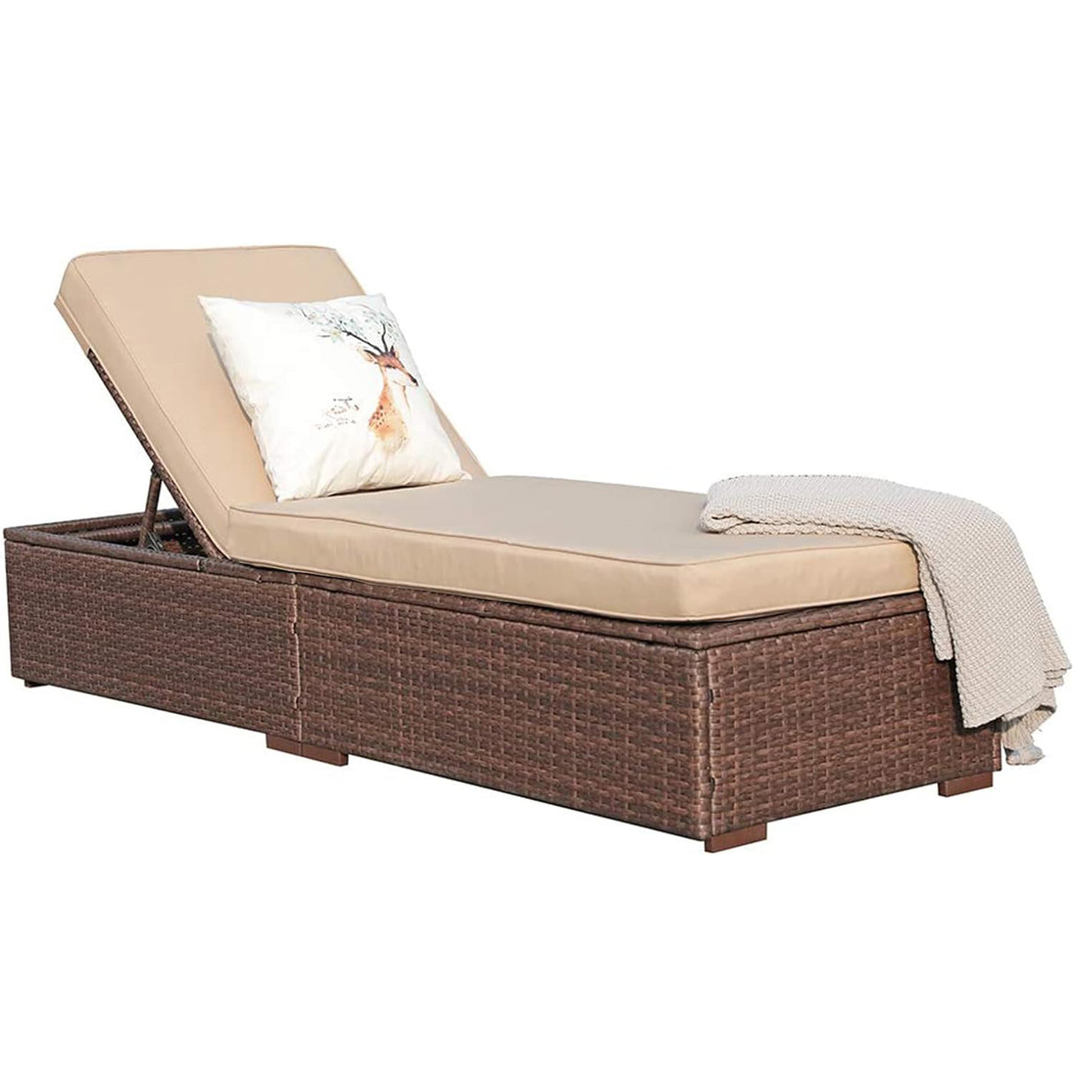 Outdoor Chaise Lounge Chair