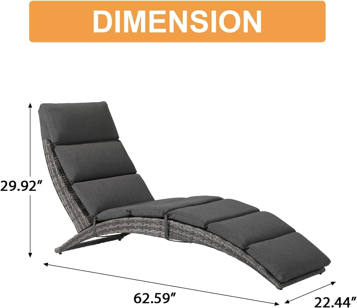 Patio Chaise Outdoor Lounge Chair