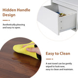 JOIVI Extendable LED TV Stand, Modern Entertainment Center with 2 Drawers, Sliding Tabletop Media Console with Storage Cabinet for Living Room