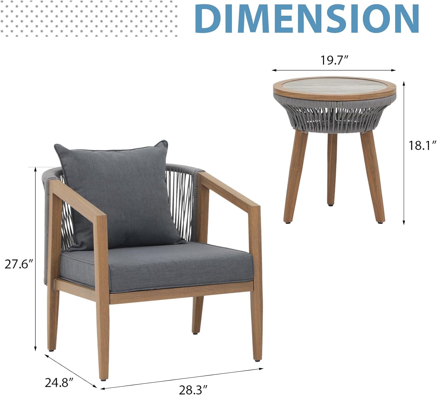 【ynak】エンテロ3箱セット Amazon.com: JOIVI Aluminum Outdoor Patio Furniture Set, 3
