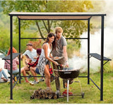 Grill Gazebo 8FT x 4.6FT Outdoor Gazebo Patio Gazebo Canopy Grill BBQ