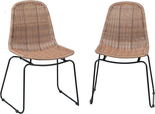 Outdoor Wicker Chairs Set of 2