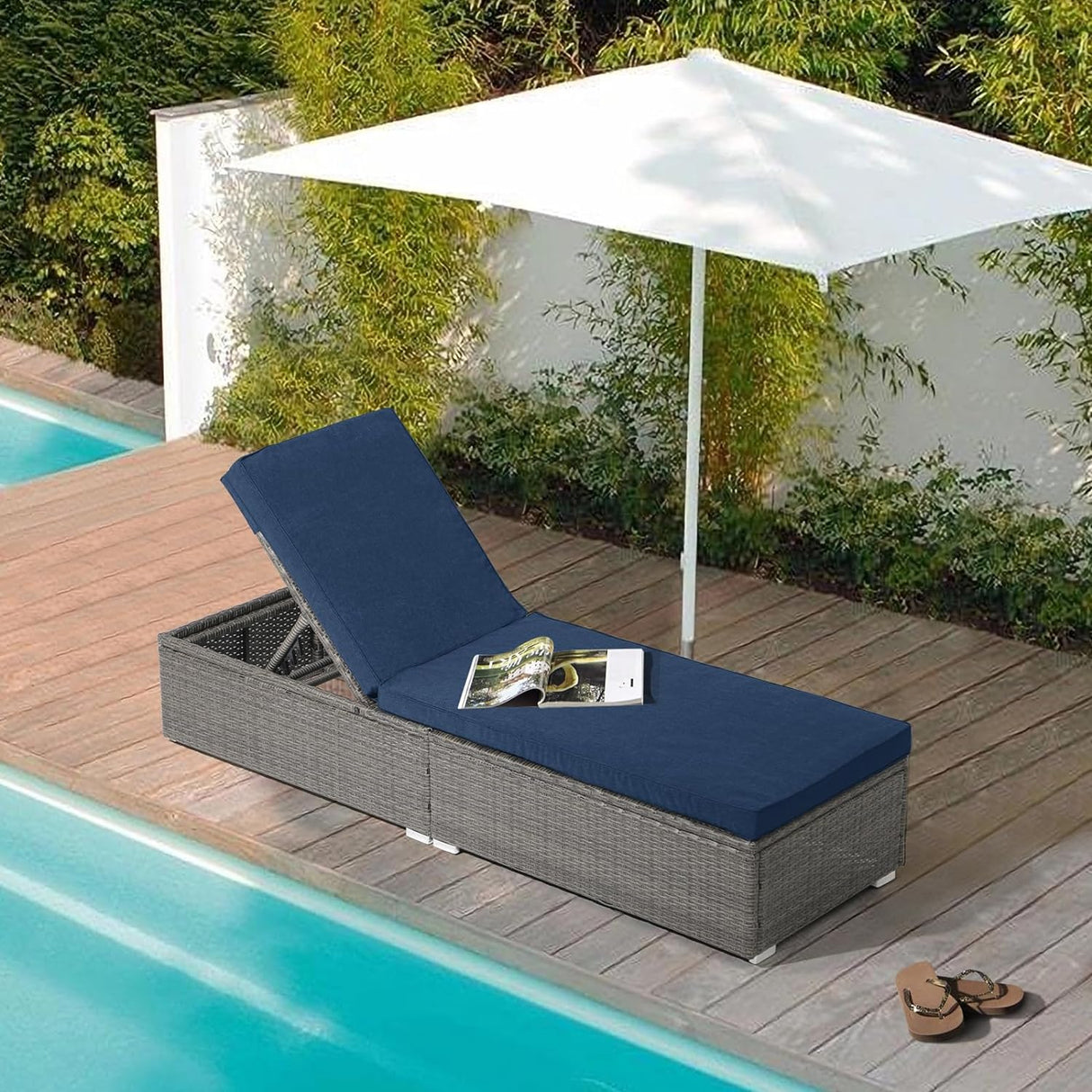 Outdoor Chaise Lounge Chair