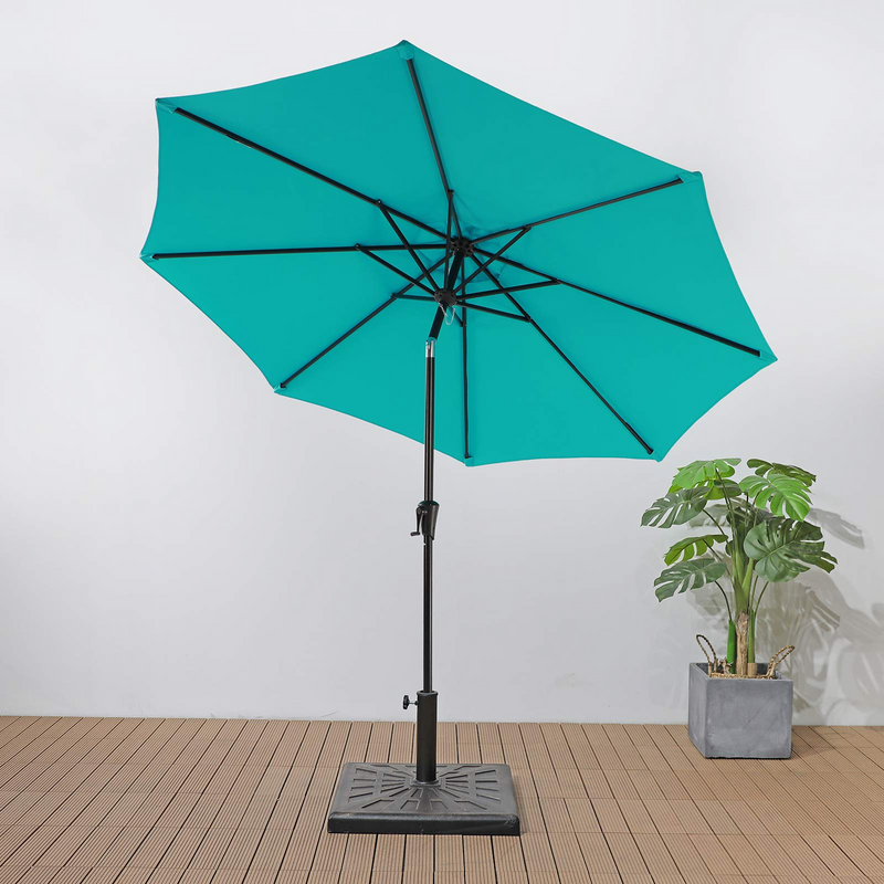Square Umbrella Base, 42lb Heavy Duty Patio Outdoor Umbrella Stand Weight, Bronze