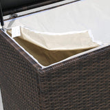  Outdoor Storage Deck Box 120 Gal Brown