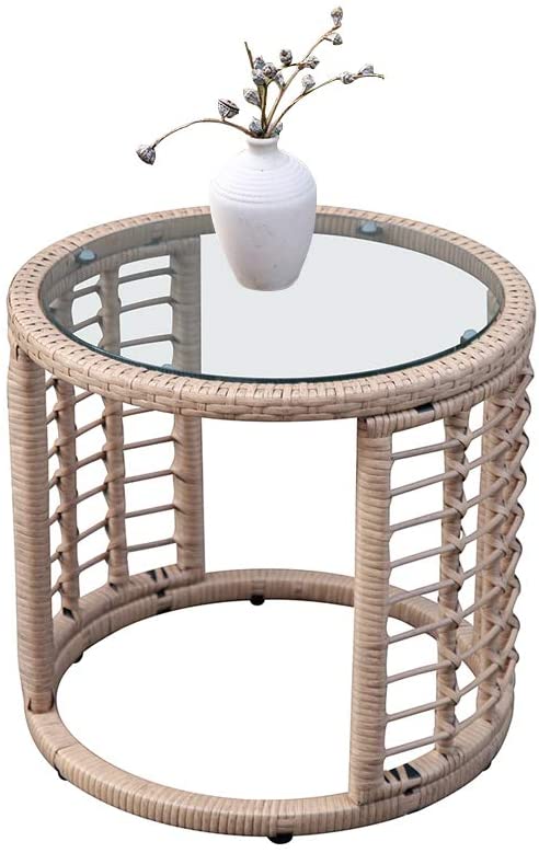 Wicker Round Coffee Table