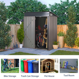 5'x3' Outdoor Storage Shed